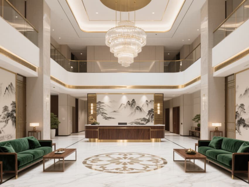 銅陵2600平酒店裝修設(shè)計(jì)效果分享