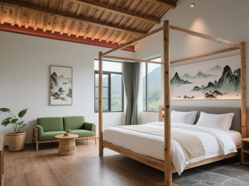 6500平六安民宿設(shè)計(jì)效果分享