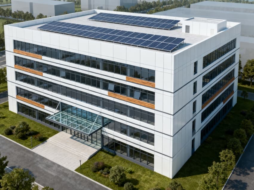 滁州辦公樓設(shè)計(jì)：6600平園區(qū)辦公樓設(shè)計(jì)效果分享