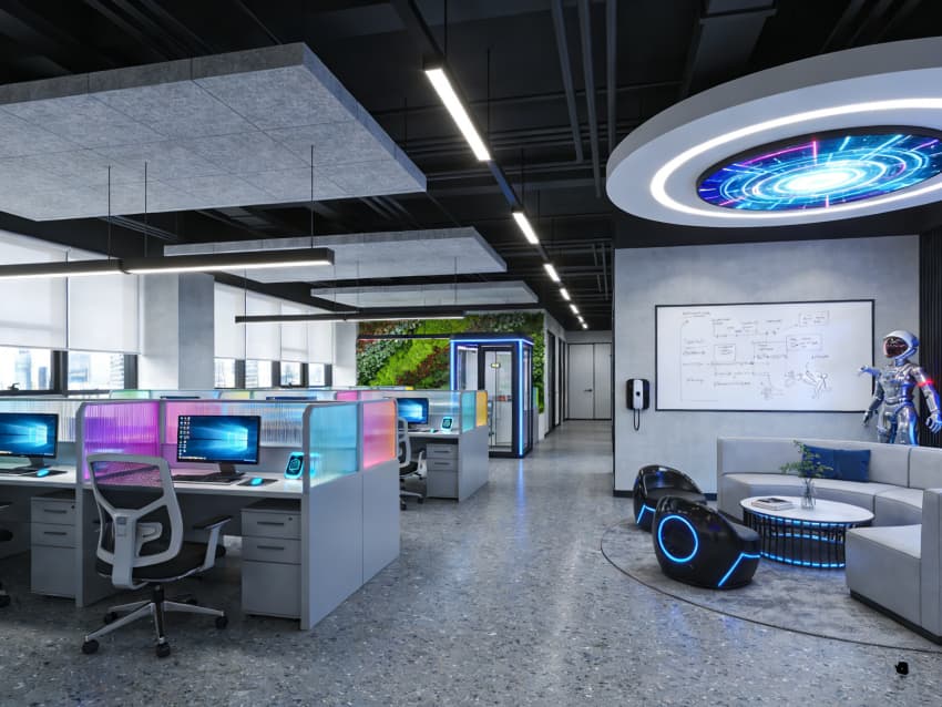 蕪湖辦公樓設(shè)計(jì)：2700平互聯(lián)網(wǎng)公司辦公空間