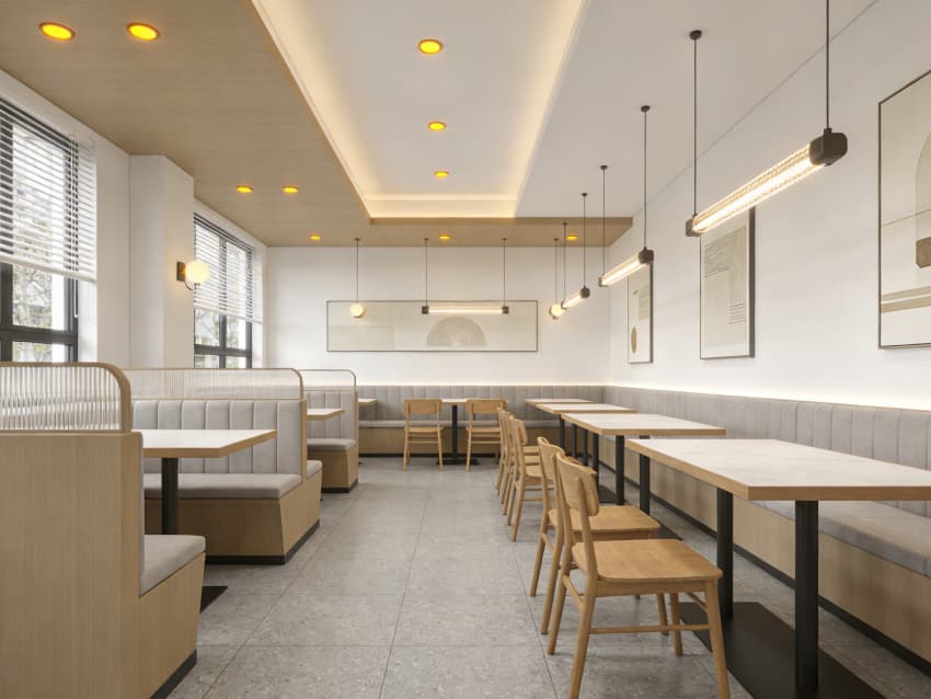 1000平合肥餐飲店設(shè)計(jì)效果分享