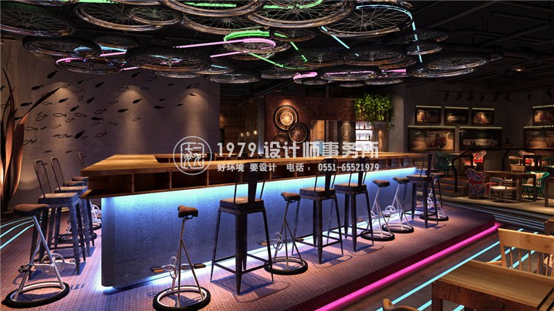 餐飲店設(shè)計之魚酷燒烤店面