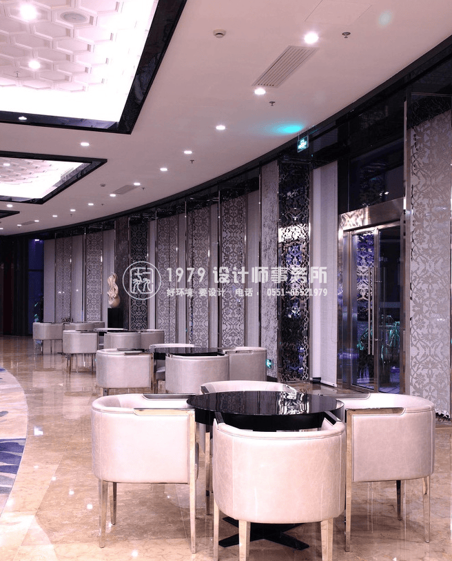 合肥售樓部設(shè)計(jì)大廳一角