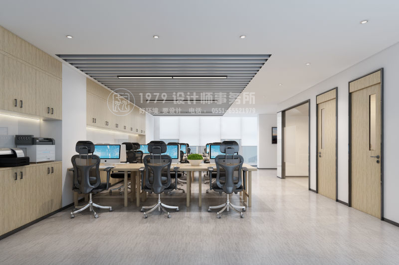 新東方學(xué)校員工辦公室裝修設(shè)計(jì)效果圖