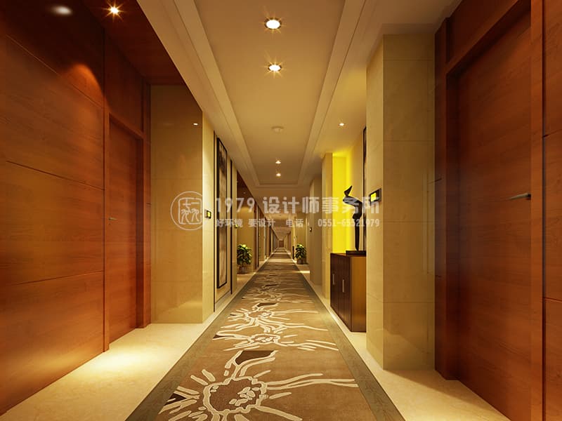 合肥速八酒店走道裝修設(shè)計效果圖
