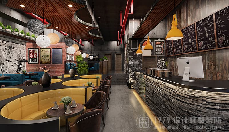 別致的咖啡廳收銀臺裝修設計效果圖