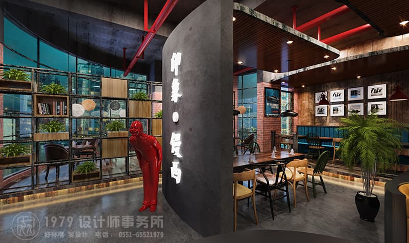 合肥咖啡廳文化墻設計效果圖