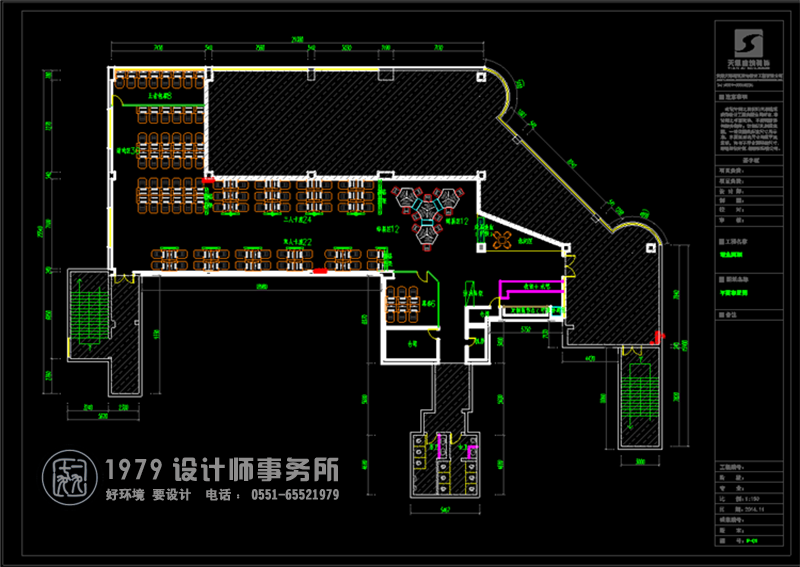 鰻魚(yú)網(wǎng)咖設(shè)計(jì)平面圖