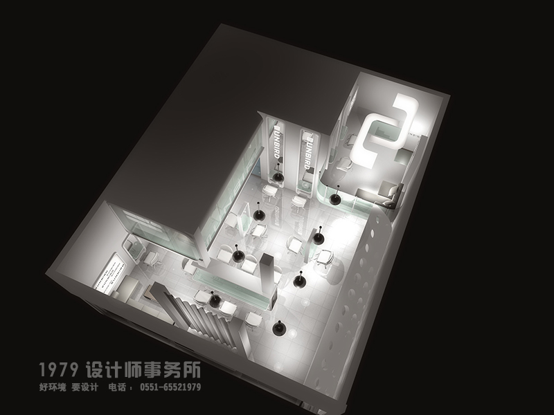 淮海路太陽鳥理發(fā)店裝修設計俯覽圖