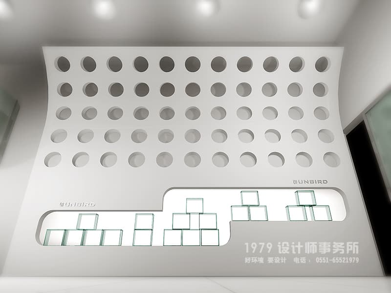 合肥理發(fā)店獨特的背景墻設計