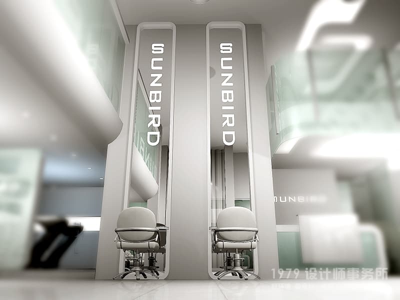 合肥別致新穎的理發(fā)店裝修