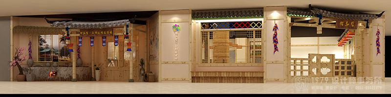 合肥櫻花樹朝鮮餐廳店招設(shè)計(jì)效果圖