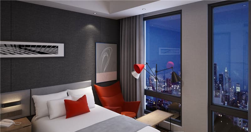 合肥快捷酒店設(shè)計(jì)效果圖欣賞——尚客優(yōu)