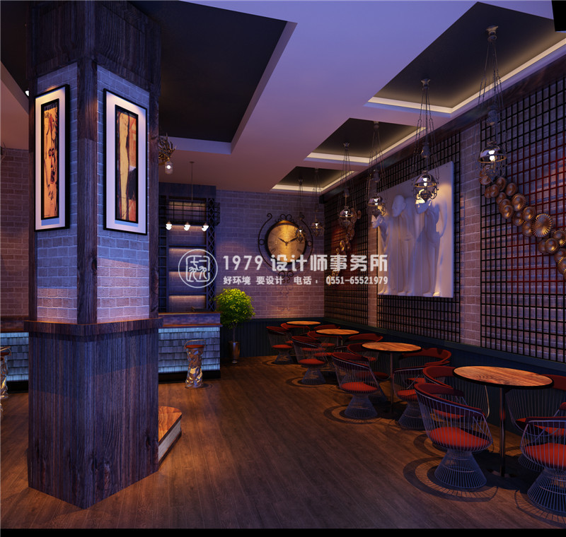 合肥復(fù)古咖啡廳裝修效果圖